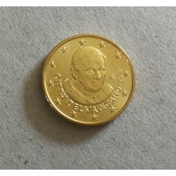 Vatikán 50 Euro Cent 2010 Benedek aUNC+