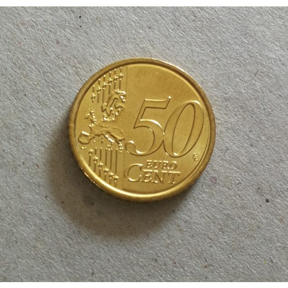 Vatikán 50 Euro Cent 2010 Benedek aUNC+