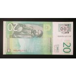 Serbia 20 Dinara 2006 UNC replacement