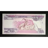 Etiópia 200 Birr 2020 UNC