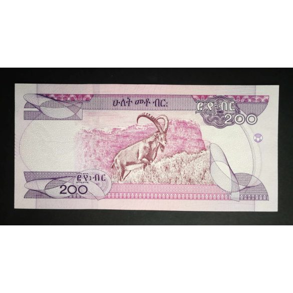 Etiópia 200 Birr 2020 UNC