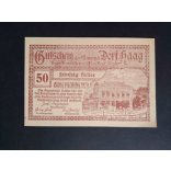 Austria 50 Heller 1920 Unc Dorf Haag