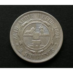 Dél-Afrika 2 Shillings 1894 11,2 g ezüst