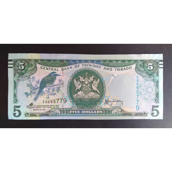 Trinidad and Tobago 5 Dollars 2006 XF+