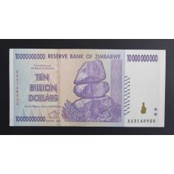 Zimbabwe 10 milliárd Dollars 2008 Unc