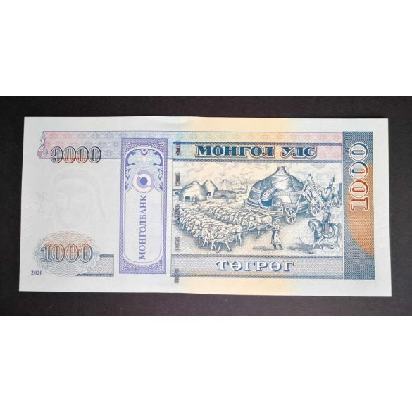 Mongolia 1000 Tugrik 2020 Unc