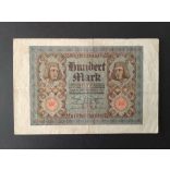 Germany 100 Mark 1920 VF