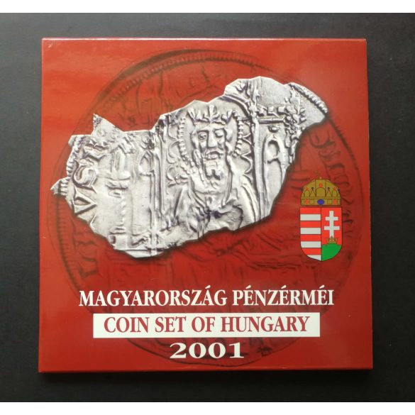 Hungary's 1000-year-old coinage circulation line 2001 decorative case BU