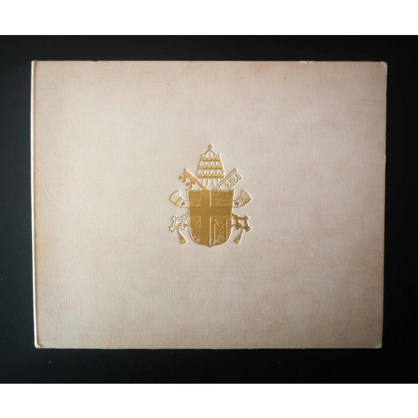 Vatikán II. János Pál pápa érme szett 1979 UNC, ezüst 500 Lírát tartalmaz