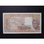 West African States Senegal 1000 Francs 1990 VF
