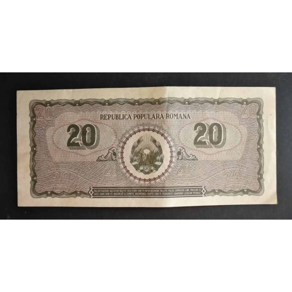 Romania 20 Lei 1950 VF