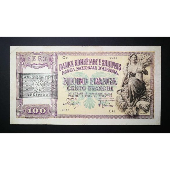 Albánia 100 Franga 1945 F