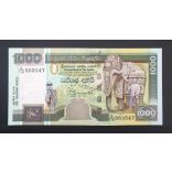 Sri Lanka 1000 Rupees 2001 UNC