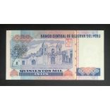 Peru 500000 Intis 1989 Unc 