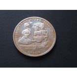 Man-Sziget 1 Crown 1996  28 g Hajók és felfedezők réz-nikkel