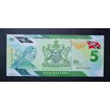 Trinidad and Tobago 5 Dollars 2020/21 UNC 