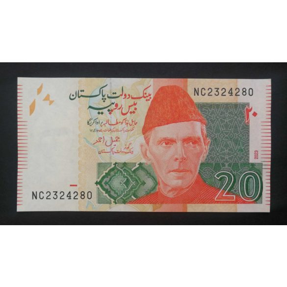 Pakisztán 20 Rupees 2023 UNC