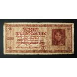 Ukraine 10 Karbowanez 1942 VG