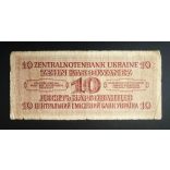 Ukraine 10 Karbowanez 1942 VG