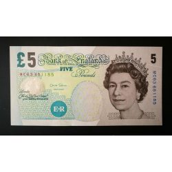 England 5 Pounds 2002 UNC