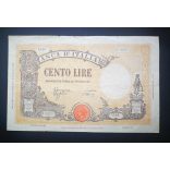 Italy 100 Lire 1943 F+