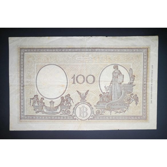 Italy 100 Lire 1943 F+