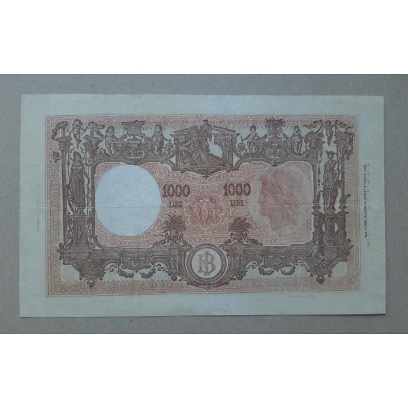 Italy 1000 Lire 1943 VF