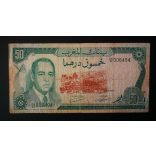 Morocco 50 Dirhams 1970 F