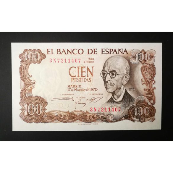 Spain 100 Pesetas 1970 UNC