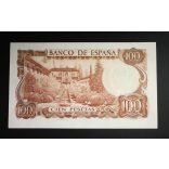 Spain 100 Pesetas 1970 UNC
