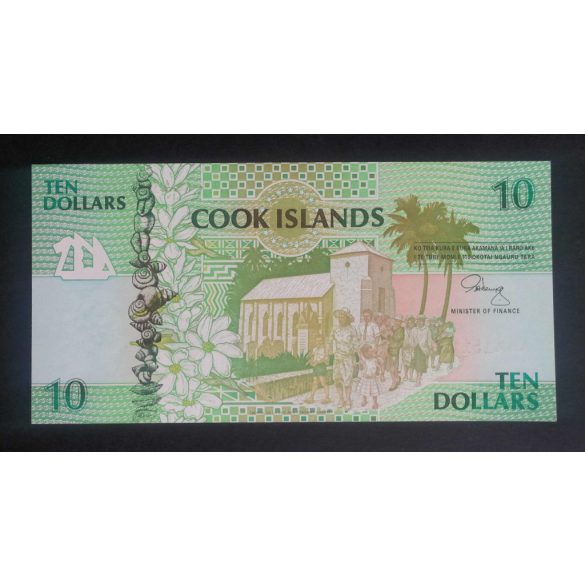 Cook Islands 10 Dollars 1992 UNC
