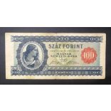 Hungary 100 Forints 1946 F