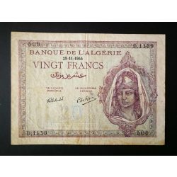 Algeria 20 Francs 1944 F