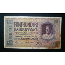 Ukrajna 500 Karbowanez 1942 VG