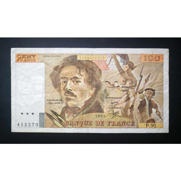 France 100 Francs 1981 F