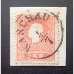 Austria used in Hungary 1858 5 Kr. KASCHAU
