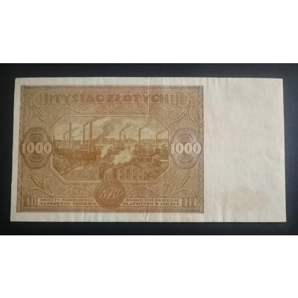Poland 1000 Zlotych 1946 XF-