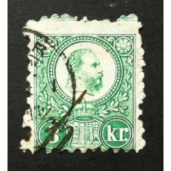 Hungary 1871 3 Kr. engraved, used 