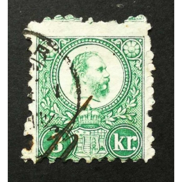 Hungary 1871 3 Kr. engraved, used 
