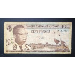 Congo 100 Francs 1962 F