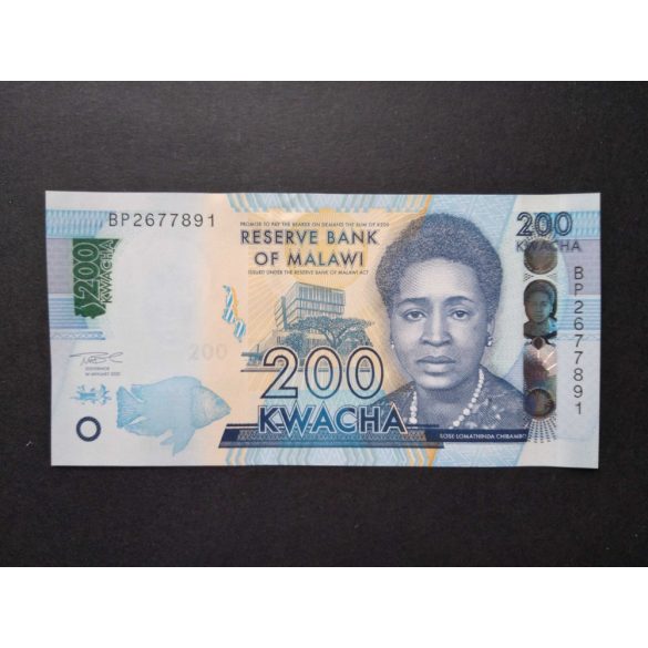 Malawi 200 Kwacha 2021 Unc