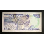 Sao Tome and Principe 1000 Dobras 1989 UNC