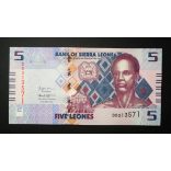 Sierra Leone 5 Leones 2022 UNC 