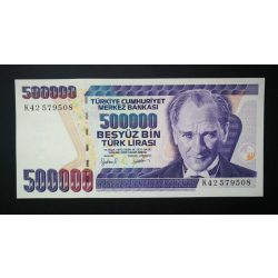 Turkey 500000 Lira 1998 Unc