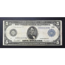 USA 5 Dollars Cleveland 1914 F