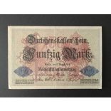 Germany 50 Mark 1914 VF+