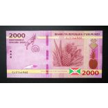 Burundi 2000 Francs 2023 Unc 