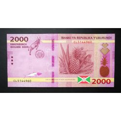 Burundi 2000 Francs 2023 Unc 