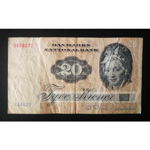 Denmark 20 Kroner 1972 F