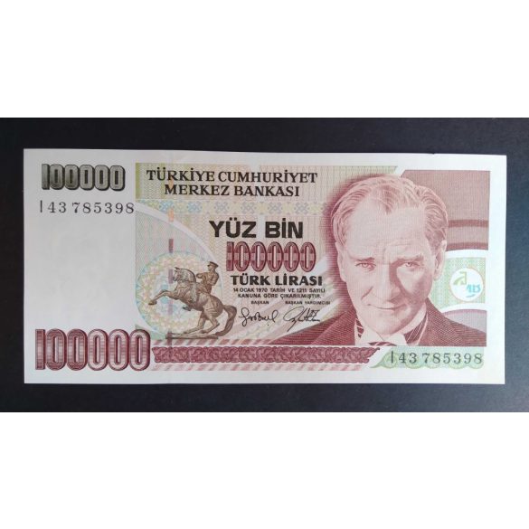 Turkey 100000 Lira 1997 UNC